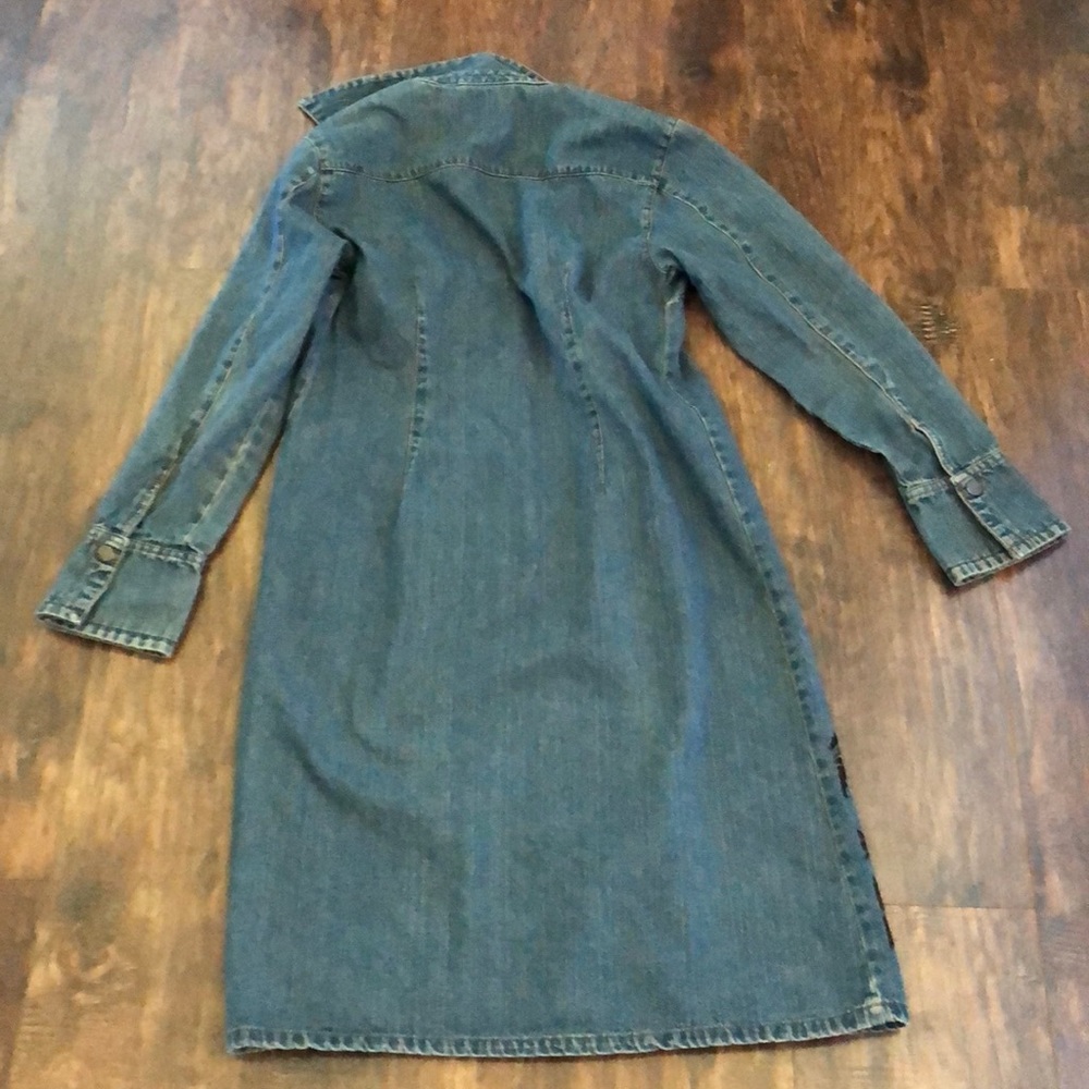 Long vintage 90โs denim jacket/dress - Picture 4 of 4